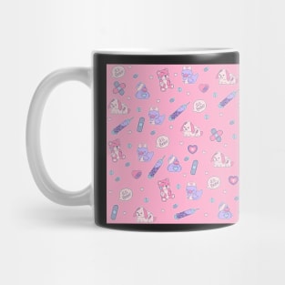 All Better Menhera Animals on Pink Mug